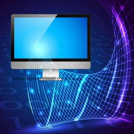 Digital technology concept vector illustrationのイラスト素材