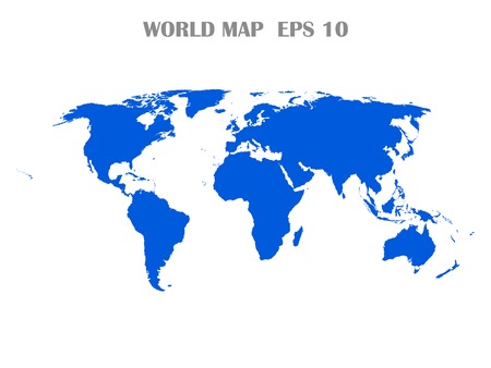 World map isolated vector illustrationのイラスト素材