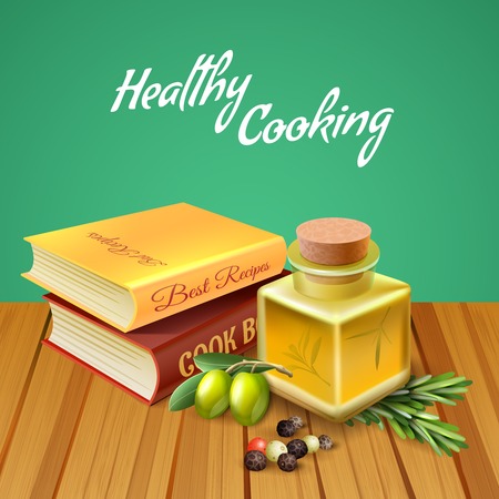 Healthy cooking design concept vector illustrationのイラスト素材