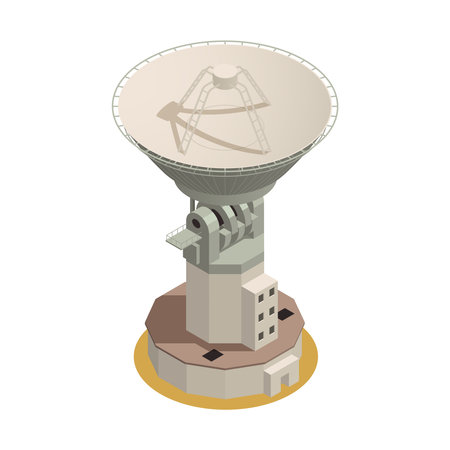 Astronomy Equipment Vector Illustrationのイラスト素材