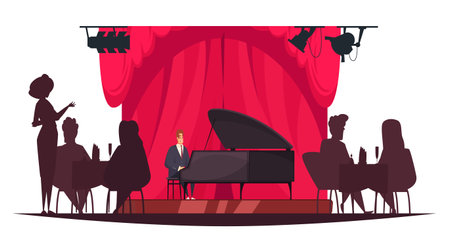 Live Music Illustrationのイラスト素材