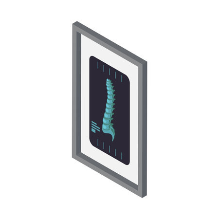Spine Injury Treatment Vector Illustrationのイラスト素材