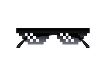 fashionable Sunglasses Realistic Illustrationのイラスト素材