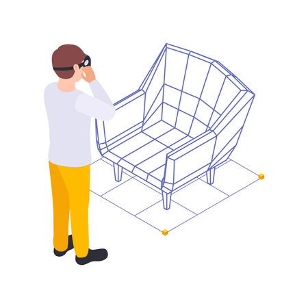 Handcraft Furniture Production Illustrationのイラスト素材