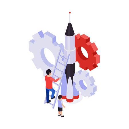 STEM Education concept Illustrationのイラスト素材
