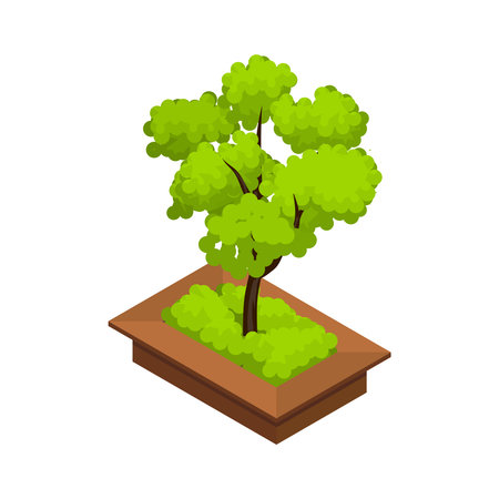 Landscape Tree Design Vector Illustrationのイラスト素材
