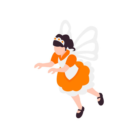 Flying Fairy Halloween Compositionのイラスト素材