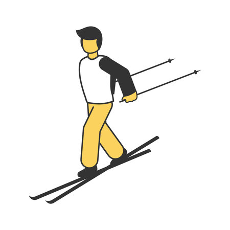 Winter Sport Competitionのイラスト素材