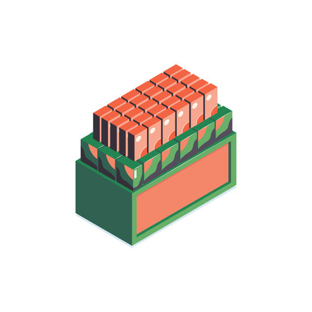 Products Pack Supermarket Compositionのイラスト素材