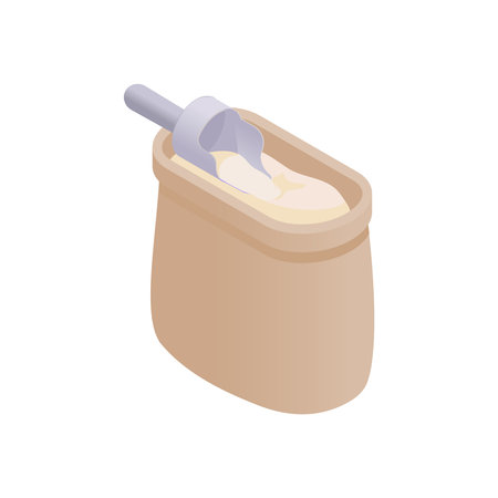 Bakery Flour Vector Illustrationのイラスト素材