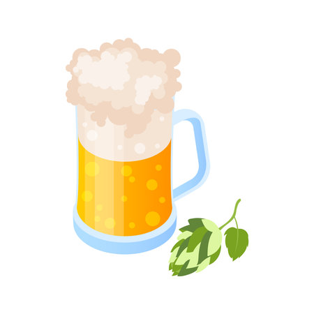 Beer Vector Illustrationのイラスト素材