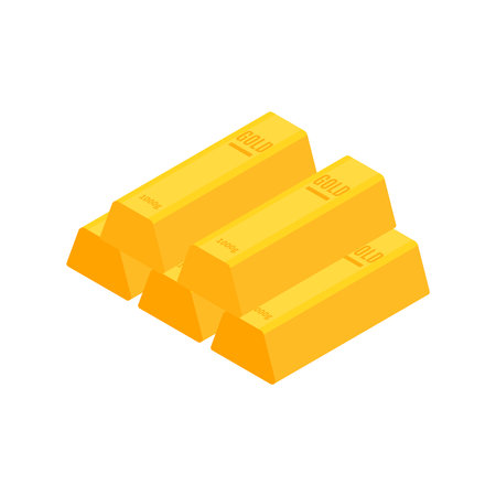 Gold Mining Rush Vector Illustrationのイラスト素材