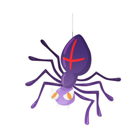 Halloween Spider Illustrationのイラスト素材