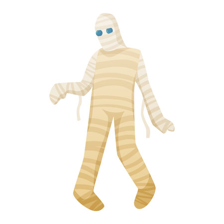 Halloween Mummy Illustrationのイラスト素材
