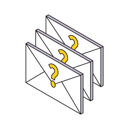 Messages Isometric Icon illustrationのイラスト素材