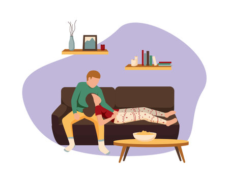 Cozy Winter Illustrationのイラスト素材