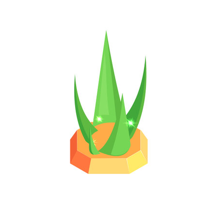 Game Plant Illustrationのイラスト素材