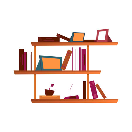 Books Rack Iconのイラスト素材