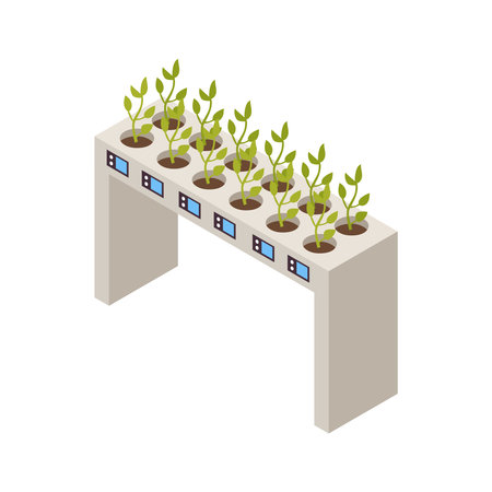 Smart Farm Illustrationのイラスト素材