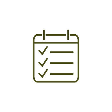Planner Simple Iconのイラスト素材