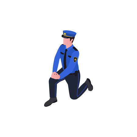 Police Officer Illustrationのイラスト素材