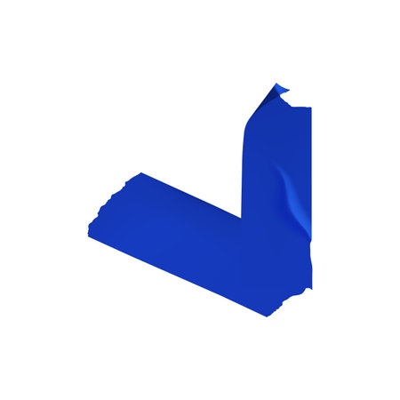Blue Sticky Tapeのイラスト素材