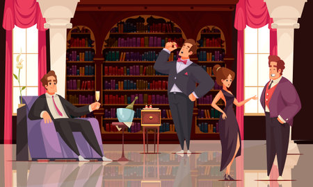 Pich People Flat Illustrationのイラスト素材