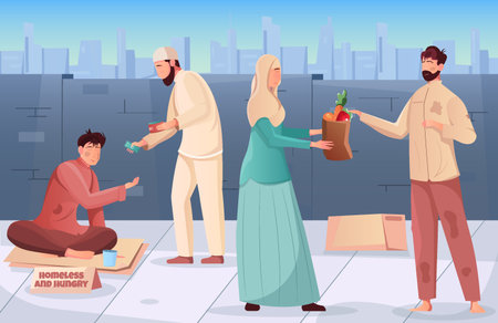 Ramadan Charity Backgroundのイラスト素材