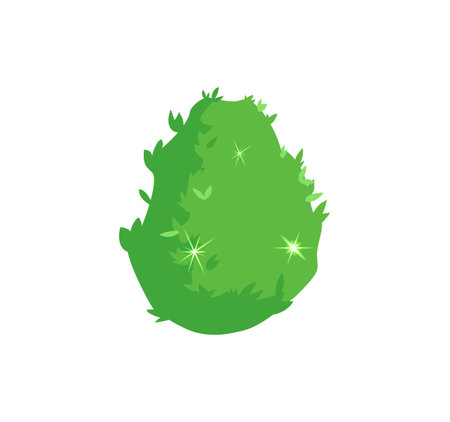 Game Bush Iconのイラスト素材
