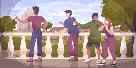 All Fools Paper Compositionのイラスト素材