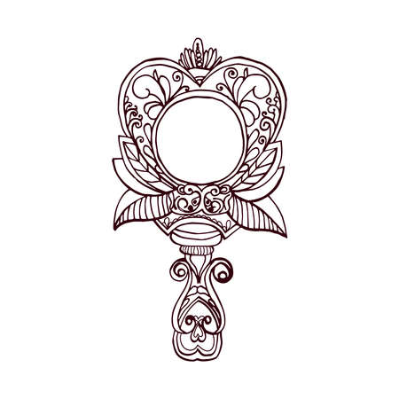 Silhouette Mirror Iconのイラスト素材