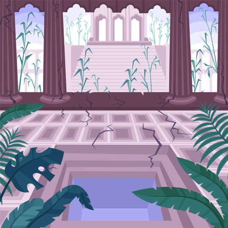 Landscape Background Illustrationのイラスト素材