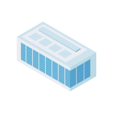 Industrial Lobby Building Compositionのイラスト素材