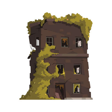 Abandoned Building Iconのイラスト素材