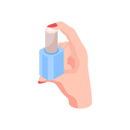 Nail Enamel Manicure Compositionのイラスト素材