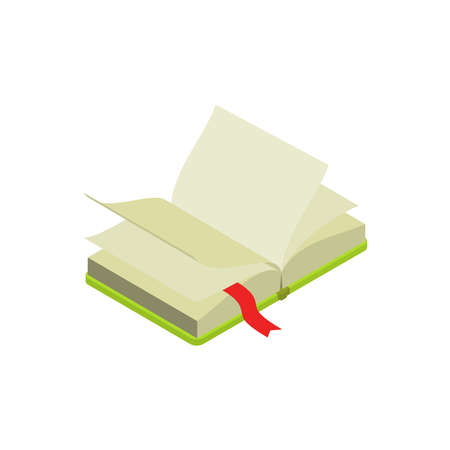 Isometric Book Iconのイラスト素材