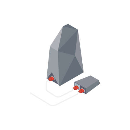 5G Routers Connection Compositionのイラスト素材