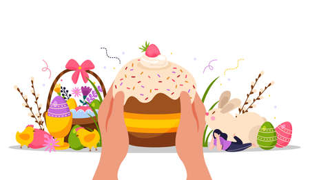 Easter Holiday Celebration Composition