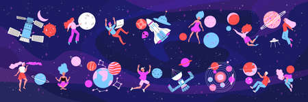 Space People Color Set