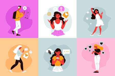 Social Networks Design Concept