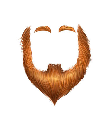 False Beard Patricks Compositionのイラスト素材