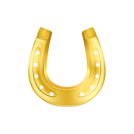 Golden Horse Shoe Compositionのイラスト素材
