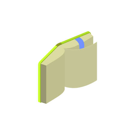 Isometric Book Illustrationのイラスト素材