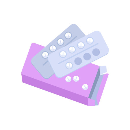 Pills Flat Iconのイラスト素材