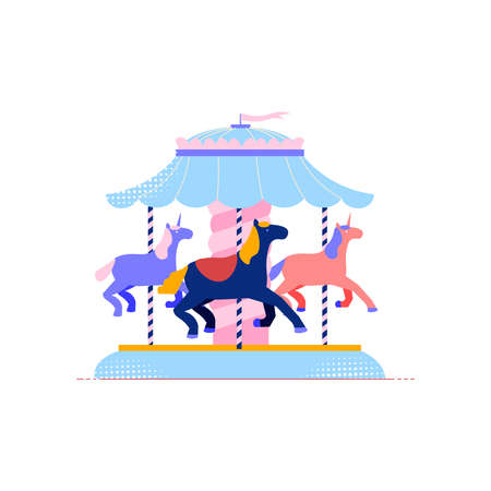 Horse Carousel Iconのイラスト素材