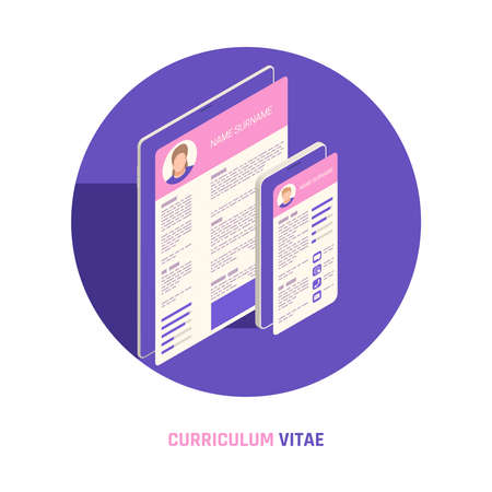 Branding Promotion Isometric Compositionのイラスト素材