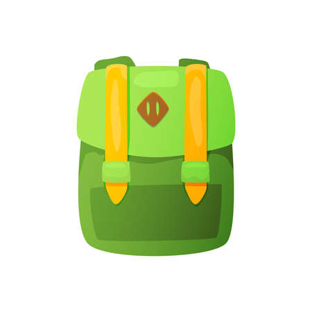 Backpack Flat Icon illustrationのイラスト素材