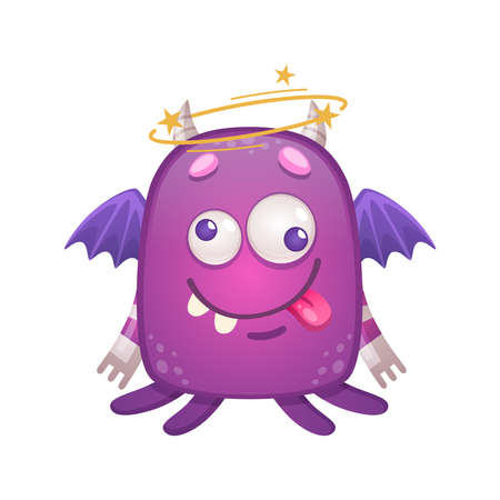 Cartoon Monster Iconのイラスト素材