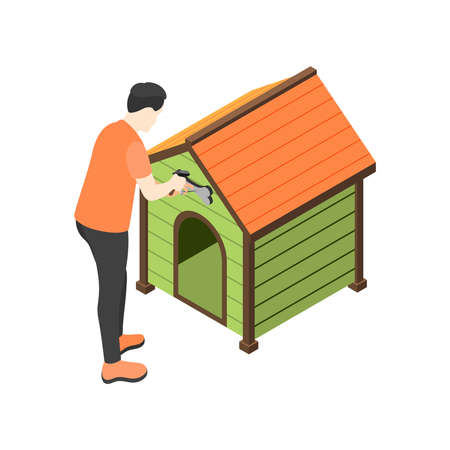 Dog Booth Iconのイラスト素材