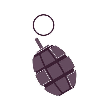 Grenade Flat Icon illustrationのイラスト素材